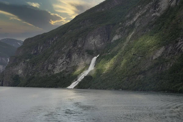 Fotó Norvégia Fjord Nyári Időszámítás — Stock Fotó