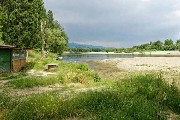 Zeer Mooi Uitzicht Rivier Genaamd Magra Spezia Zomer — Stockfoto