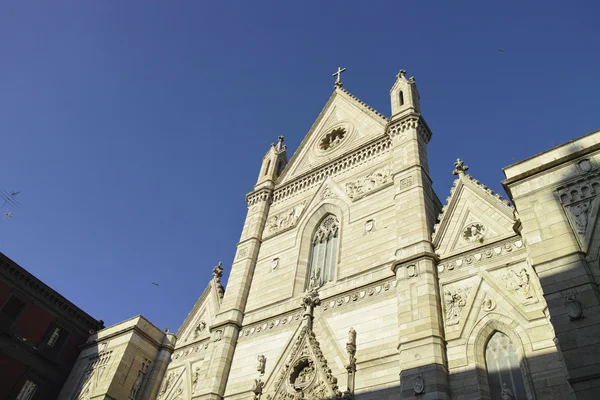 Vista da igreja histórica "Duomo di San Gennaro " — Fotografia de Stock