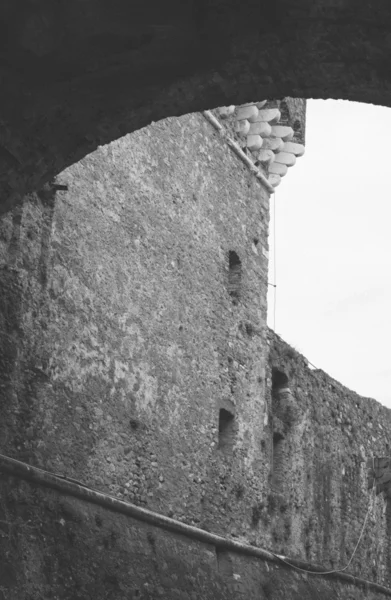 Fortress of sarzanello — Stock Photo, Image