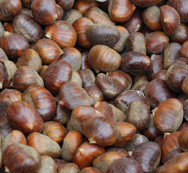 Kastanje op markt — Stockfoto