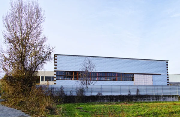 Deatil Alter Industriebauten Italien — Stockfoto