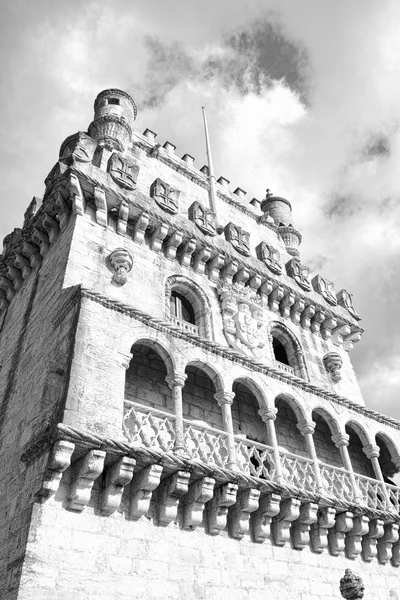 Torre Belem sul fiume Tago, Belem, Lisbona, Portogallo . — Foto Stock