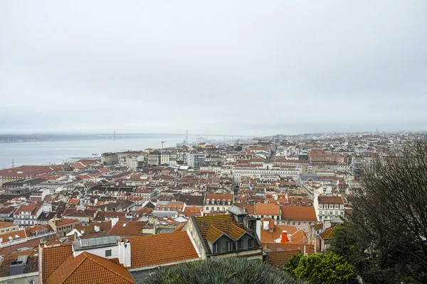 Aerielview van Lissabon — Stockfoto