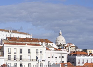 Lizbona manzarası Portekiz 'de çok güzel bir kasaba. 