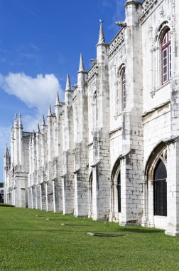 Jeronimos Manastırı veya Hieronymites Manastırı Lizbon, Portekiz 'de bulunur.