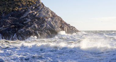 Portovenere büyük fırtınada 