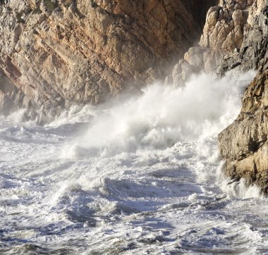 Portovenere büyük fırtınada 