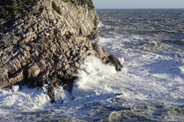 Portovenere büyük fırtınada 
