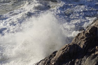 Portovenere büyük fırtınada 
