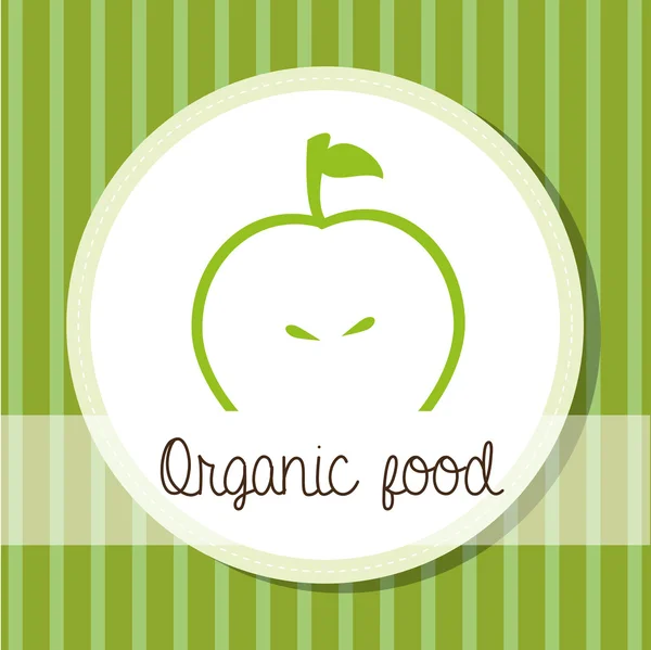 Design de alimentos orgânicos — Vetor de Stock