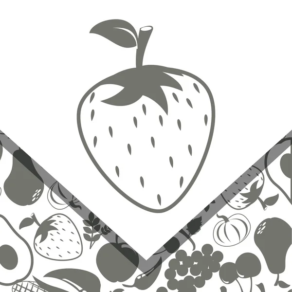 Φρούτα και λαχανικά σχεδιασμού — Διανυσματικό Αρχείο