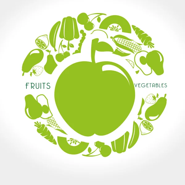 meyve ve sebze tasarımı