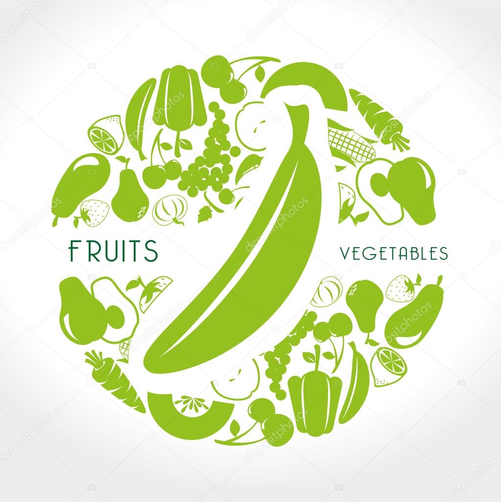 fruits and vegetables design