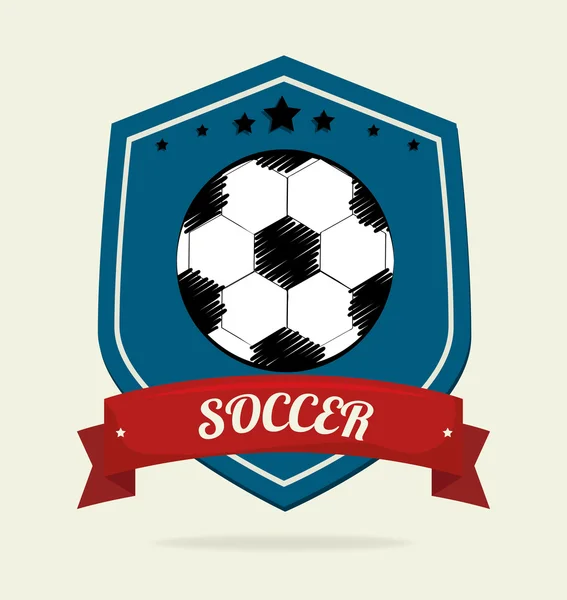Soccer league design — Stock Vector