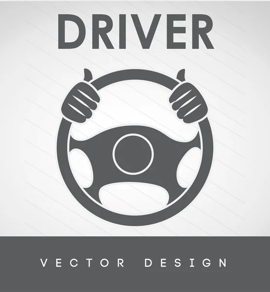 Stuurprogramma auto-ontwerp — Stockvector