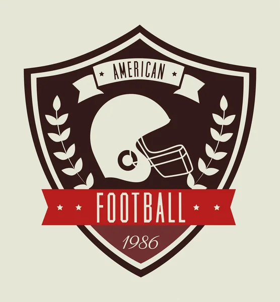 Amerikansk fotboll design — Stock vektor