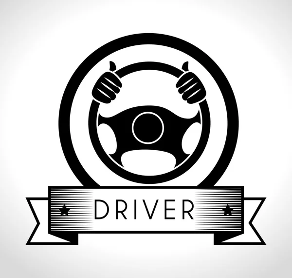 Driver bildesign — Stock vektor