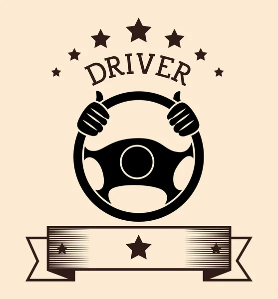 Driver bildesign — Stock vektor