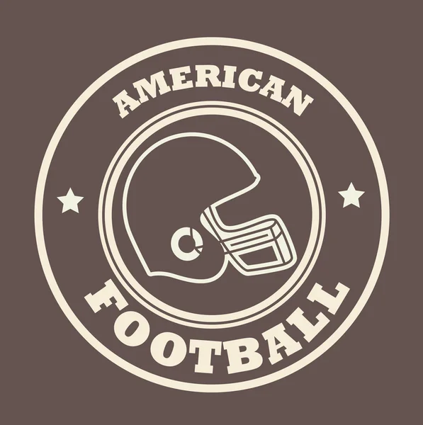 Diseño de fútbol americano — Vector de stock