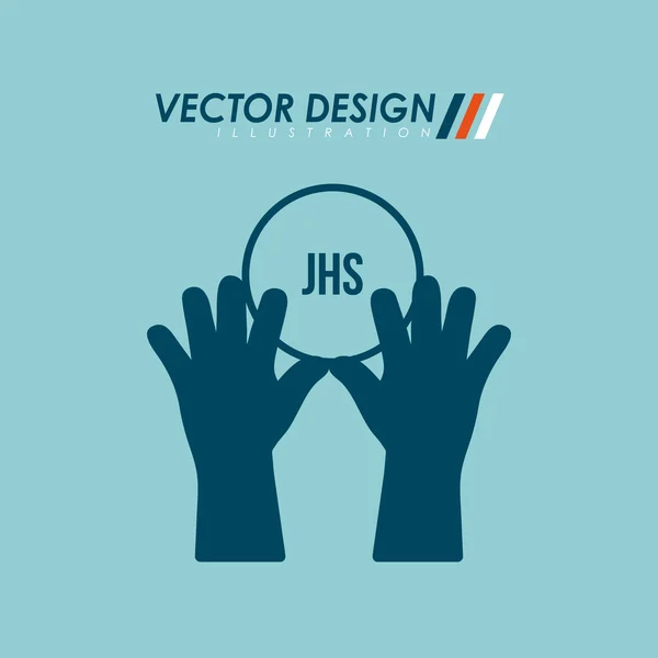 Catholic icon design — Stock Vector