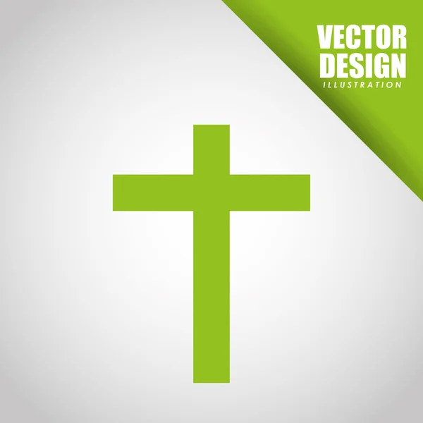 Katolickiej ikona designu — Wektor stockowy