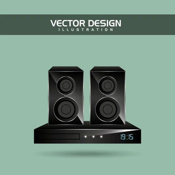 Diseño de tecnología portátil — Vector de stock