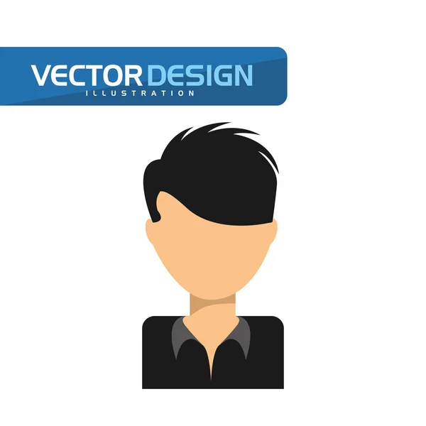 Avatar ikony designu — Stockový vektor
