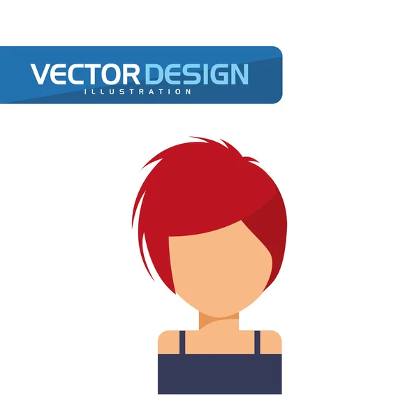 Diseño de icono de Avatar — Vector de stock