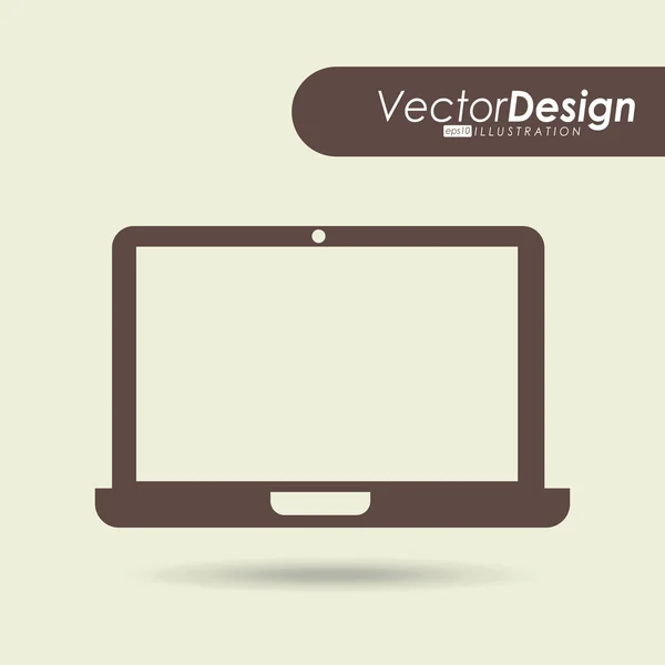 Diseño de tecnología portátil — Vector de stock