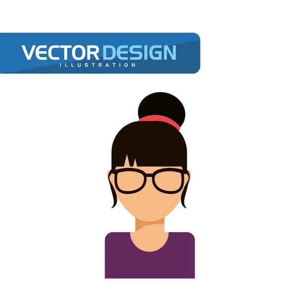 Design de ícone avatar — Vetor de Stock