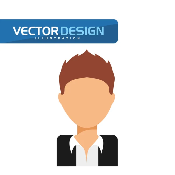 Avatar pictogram ontwerp — Stockvector