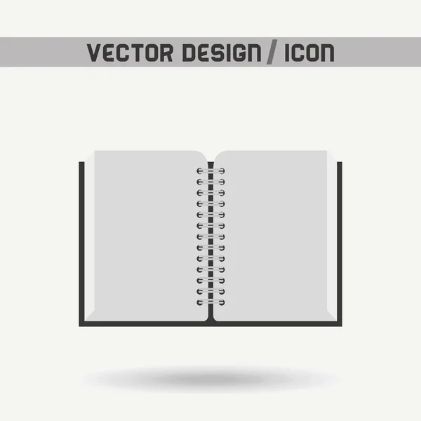 Livre icône conception — Image vectorielle