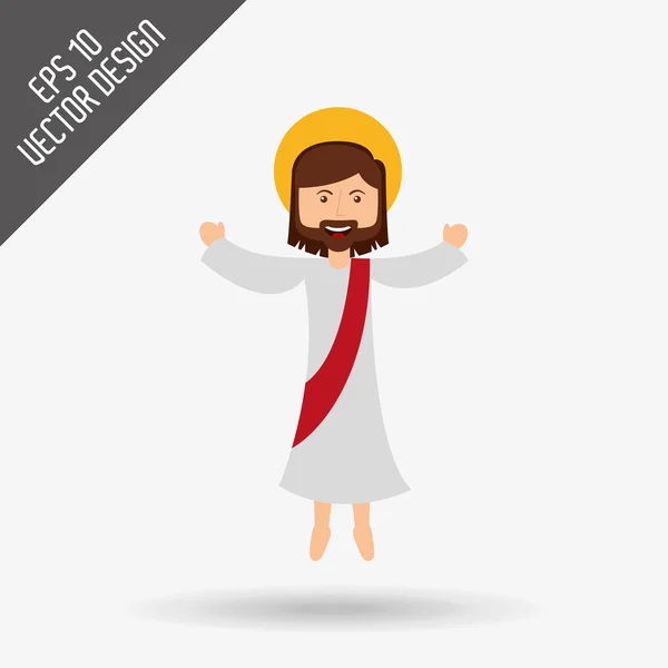 Catholic icon design — Stock Vector