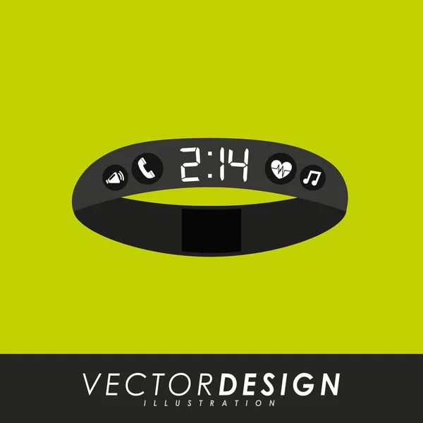 Design de tecnologia wearable — Vetor de Stock