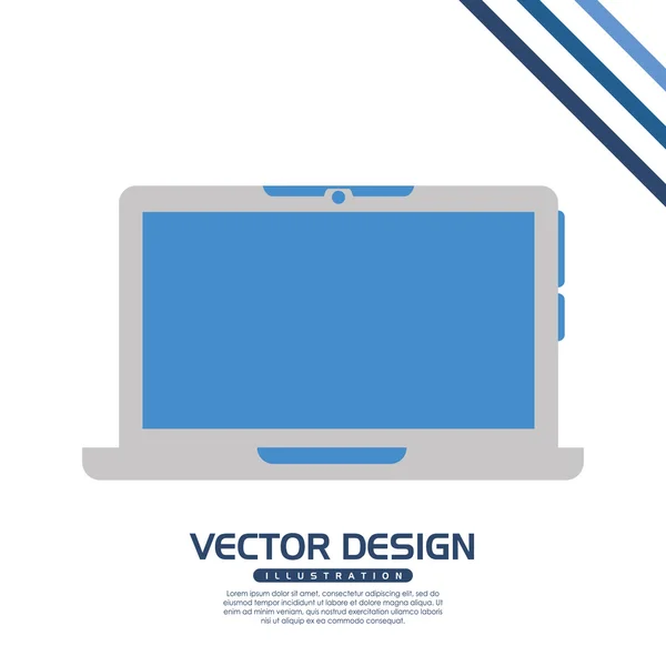 Bärbar teknik design — Stock vektor