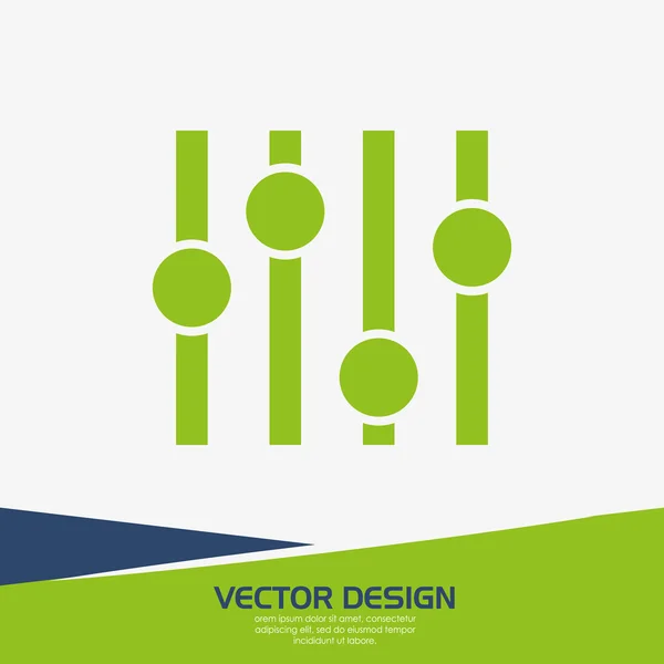 Aplicações ícone design — Vetor de Stock