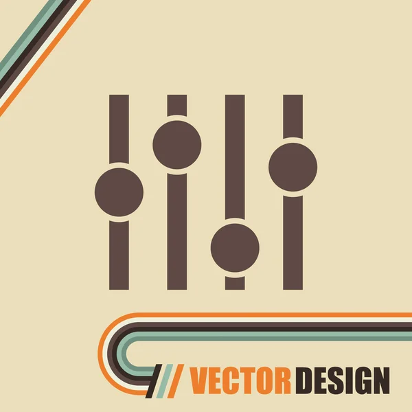 Icon-Design für Anwendungen — Stockvektor