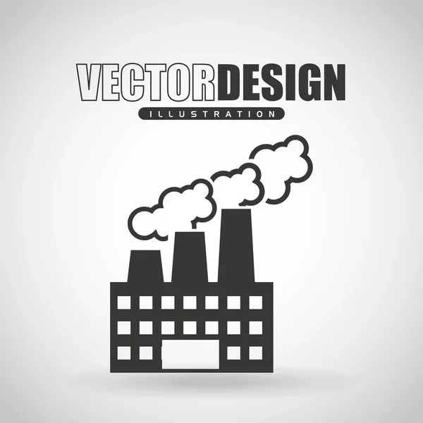 Design ícone edifícios — Vetor de Stock