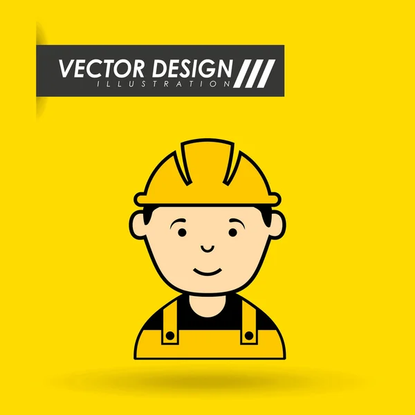En construcción diseño — Vector de stock