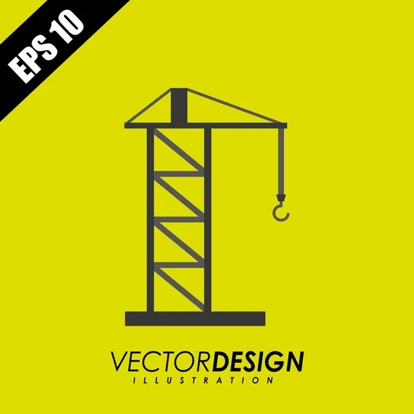 En construcción diseño — Vector de stock