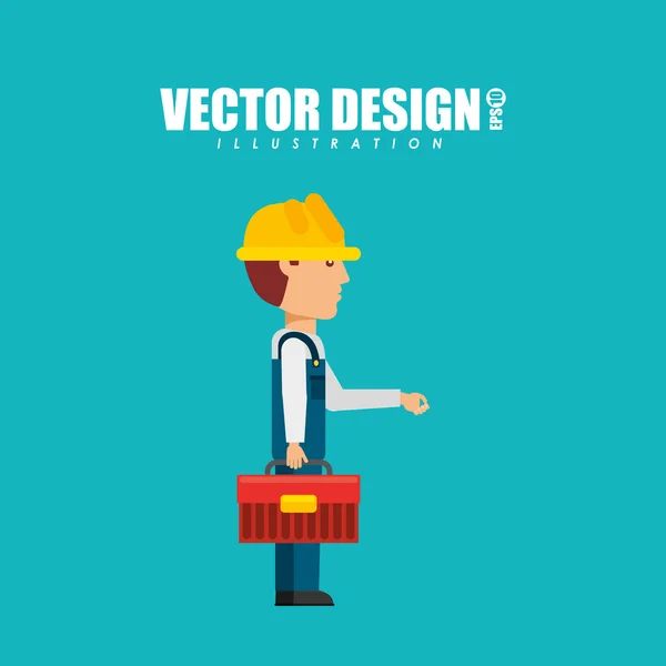 En construcción diseño — Vector de stock