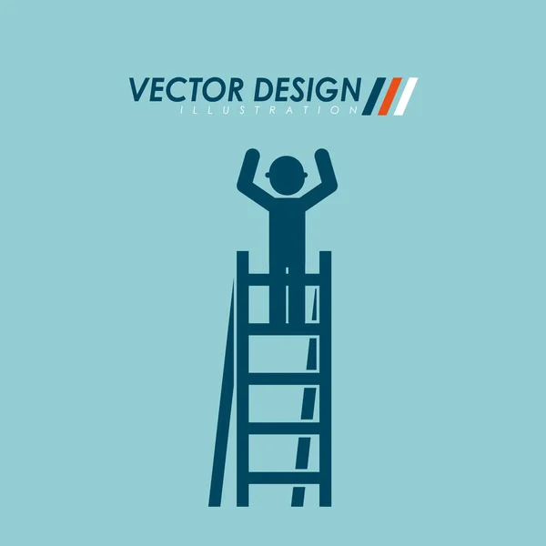 En construcción diseño — Vector de stock