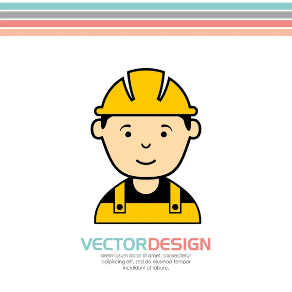 En construcción diseño — Vector de stock