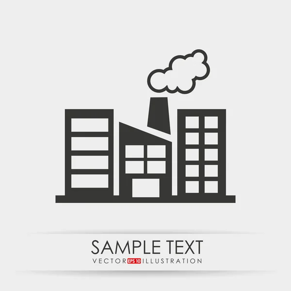 Buildings icon design — Stock Vector