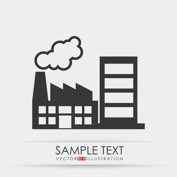 Buildings icon design — Stock Vector