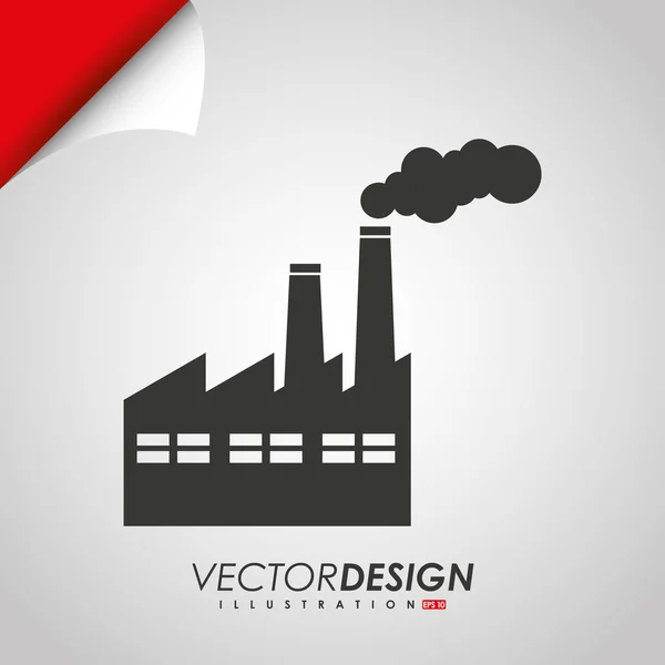 Gebouwen pictogram ontwerp — Stockvector