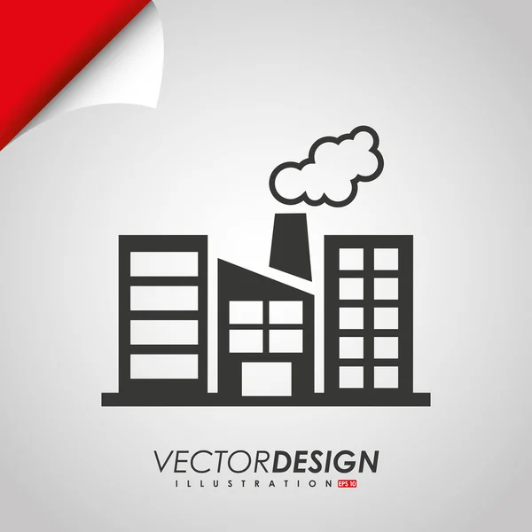 Edificios icono de diseño — Vector de stock