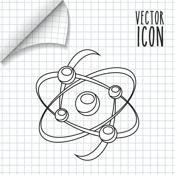 Design icône de la science — Image vectorielle