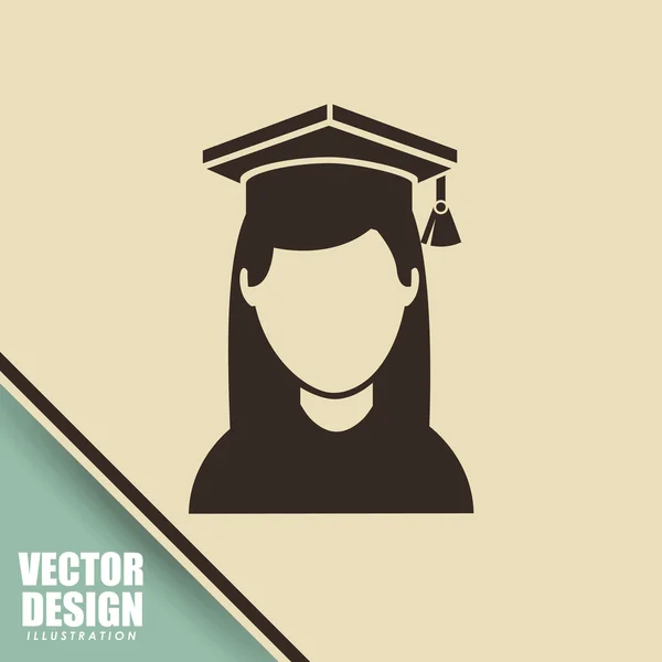 Utbildning ikon design — Stock vektor